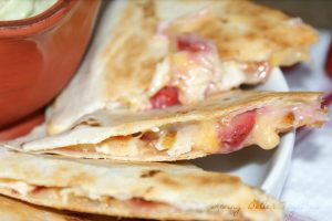 strawberry grilled chicken bacon quesadillas living better together