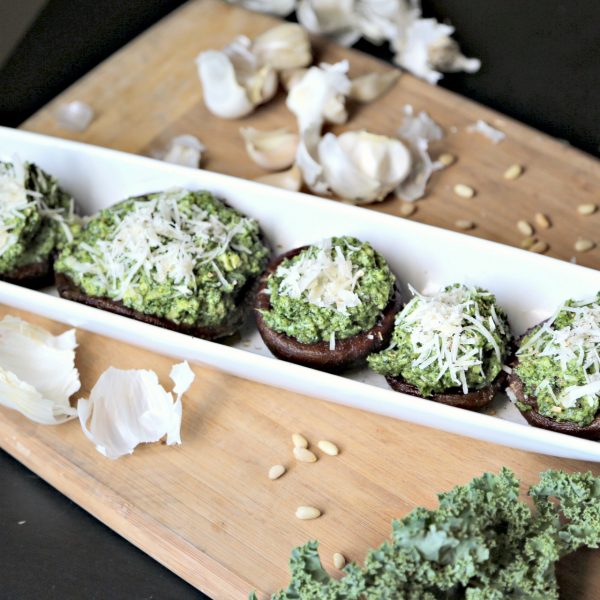 La-Cooquette-food-blog-avocado-kale-pesto-portobello-mushrooms-recipe-served-3