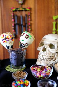 Peras Calaveras de Chocolate - recetas Día de Muertos y Halloween - La Cooquette