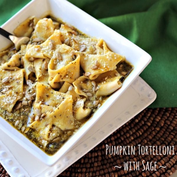 Pumpkin Tortelloni with Sage and Pumpkin Seeds - Flour + Water: Pasta Cookbook - La Cooquette