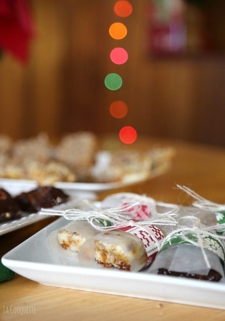 Holiday Fudge: Bacon Fudge and Salted Caramel Pecan Fudge - La Cooquette Christmas