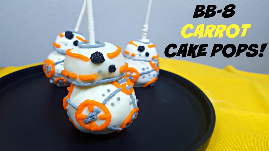 BB-8 carrot cakepops