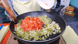 Cajun Holy Trinity with tomato