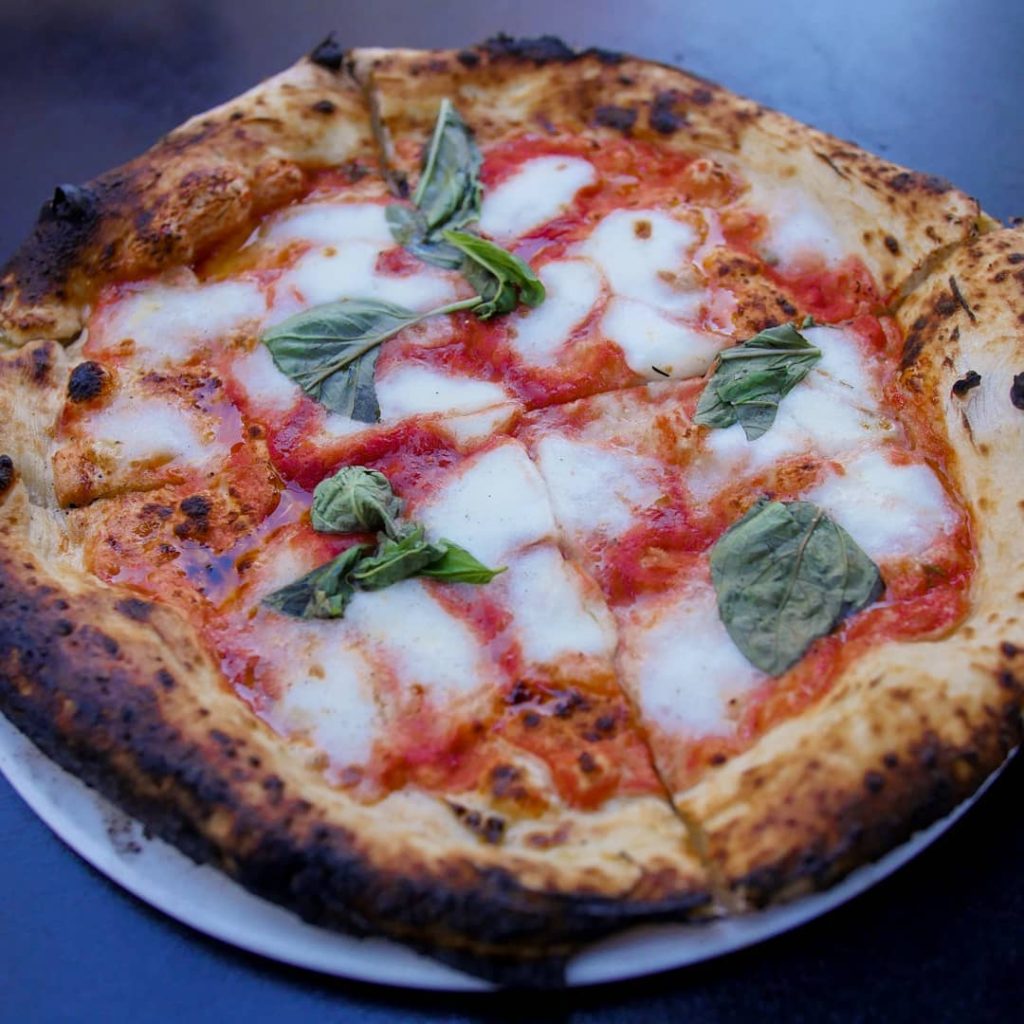 Authentic Margherita Pizza ready to eat