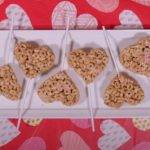 Honey Nut Cheerios Heart-Shaped Treats served
