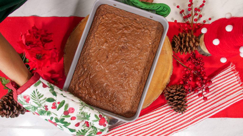 Mexican Hot Chocolate brownie pan